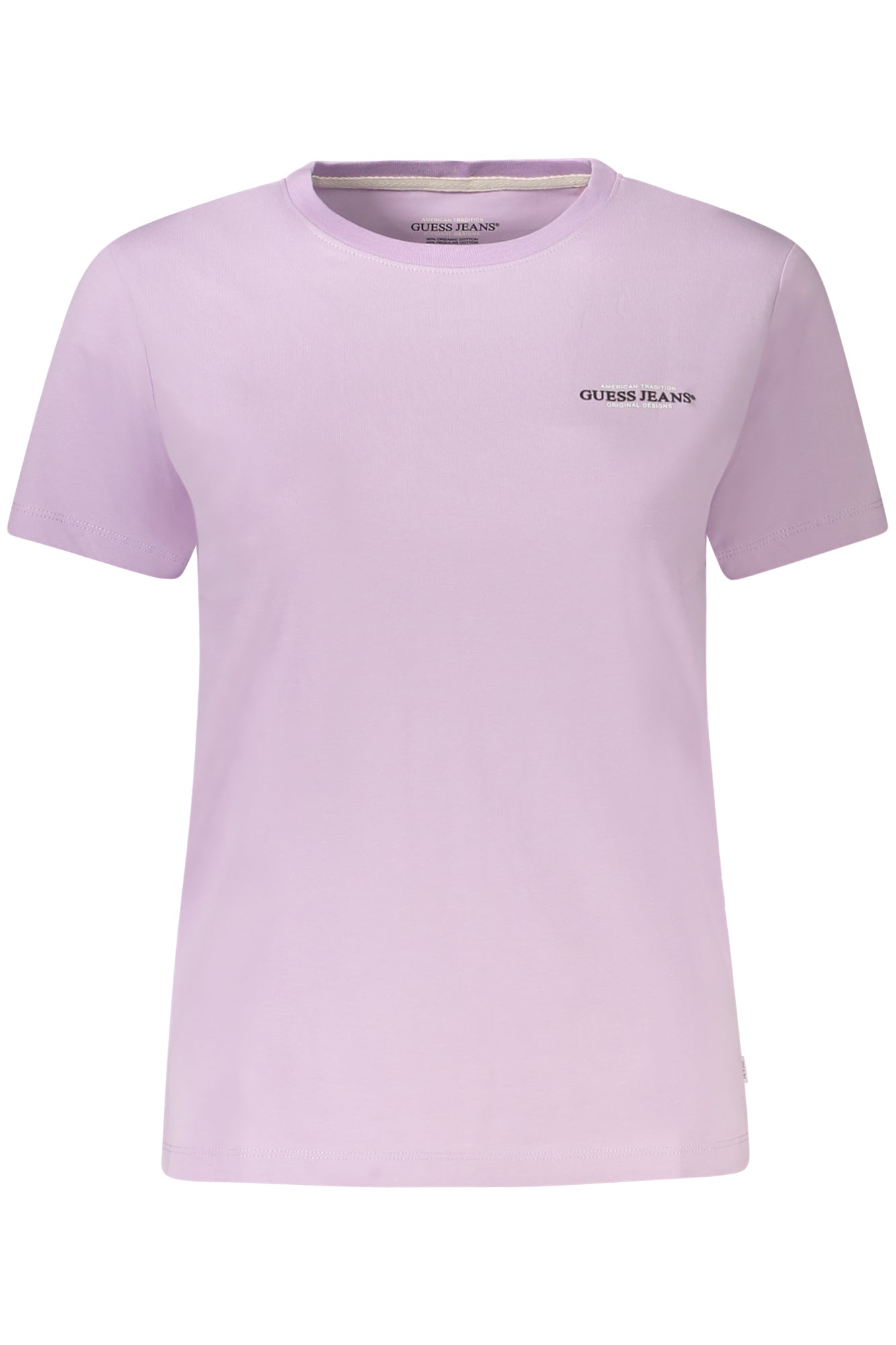 GUESS JEANS T-SHIRT MANICHE CORTE DONNA VIOLA
