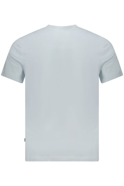 GUESS JEANS T-SHIRT MANICHE CORTE UOMO AZZURRO