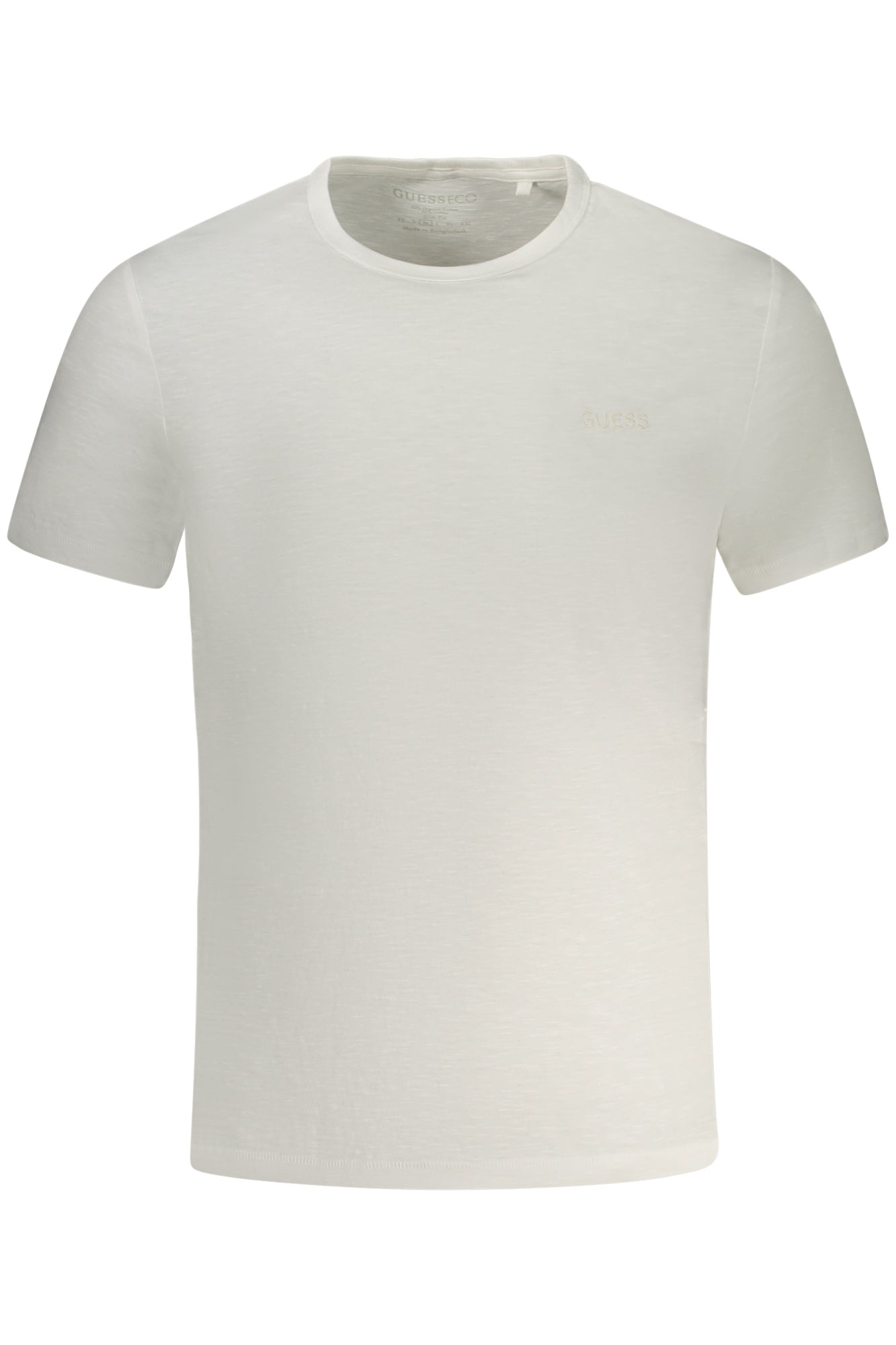 GUESS JEANS T-SHIRT MANICHE CORTE UOMO BIANCO