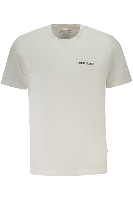 GUESS JEANS T-SHIRT MANICHE CORTE UOMO BIANCO