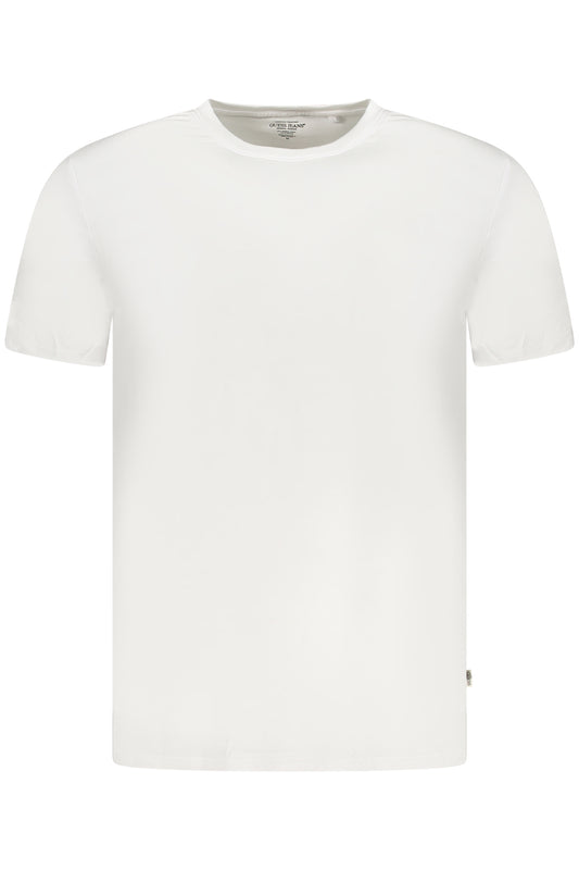 GUESS JEANS T-SHIRT MANICHE CORTE UOMO BIANCO