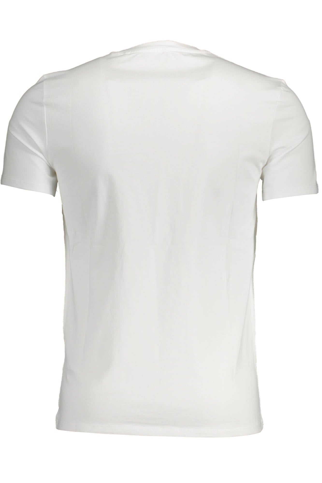 GUESS JEANS T-SHIRT MANICHE CORTE UOMO BIANCO