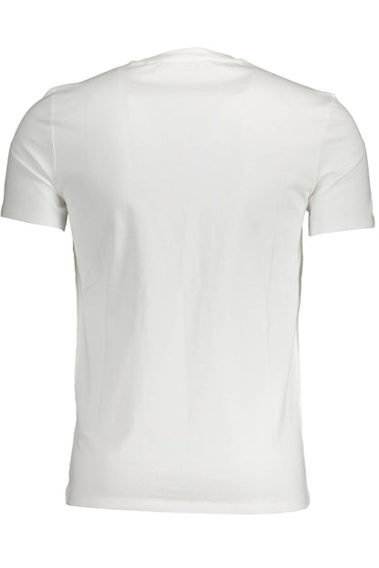 GUESS JEANS T-SHIRT MANICHE CORTE UOMO BIANCO