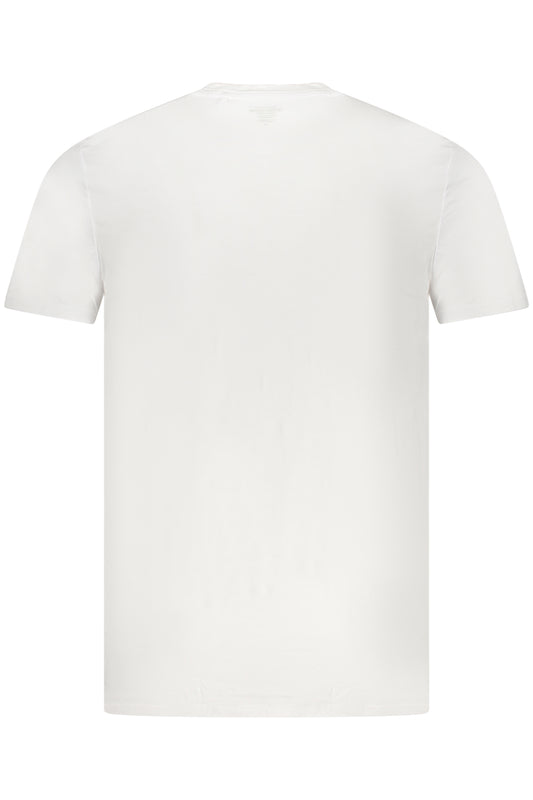 GUESS JEANS T-SHIRT MANICHE CORTE UOMO BIANCO