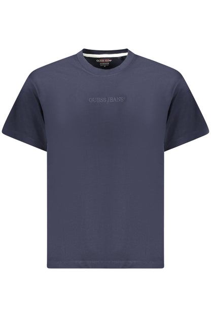 GUESS JEANS T-SHIRT MANICHE CORTE UOMO BLU