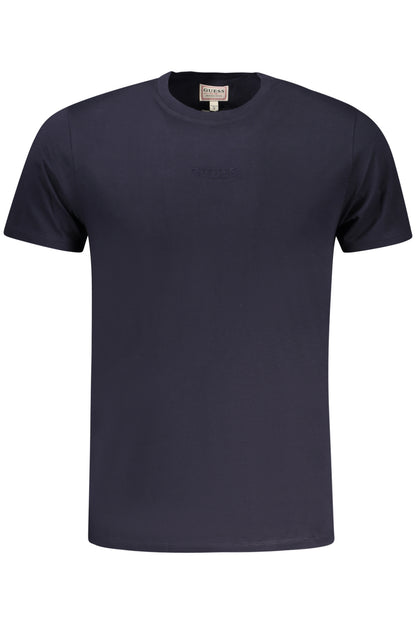 GUESS JEANS T-SHIRT MANICHE CORTE UOMO BLU