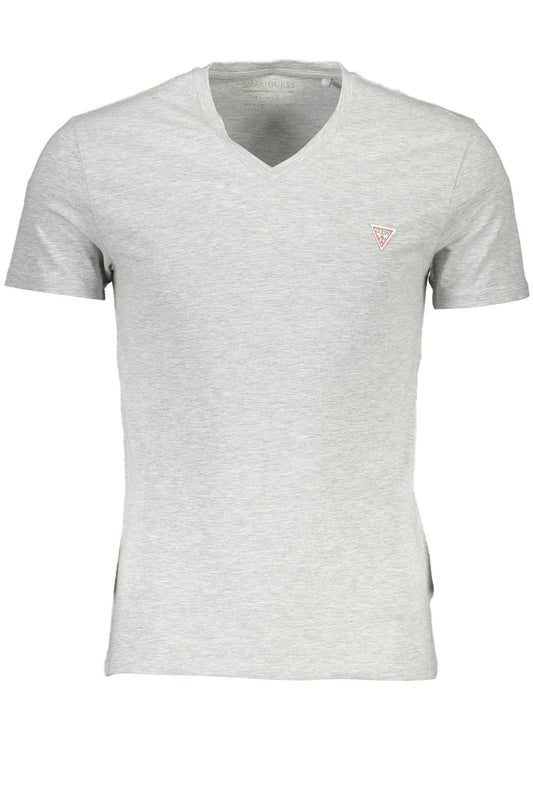 GUESS JEANS T-SHIRT MANICHE CORTE UOMO GRIGIO