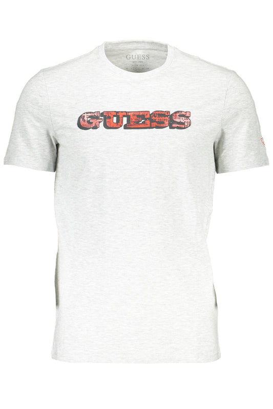 GUESS JEANS T-SHIRT MANICHE CORTE UOMO GRIGIO