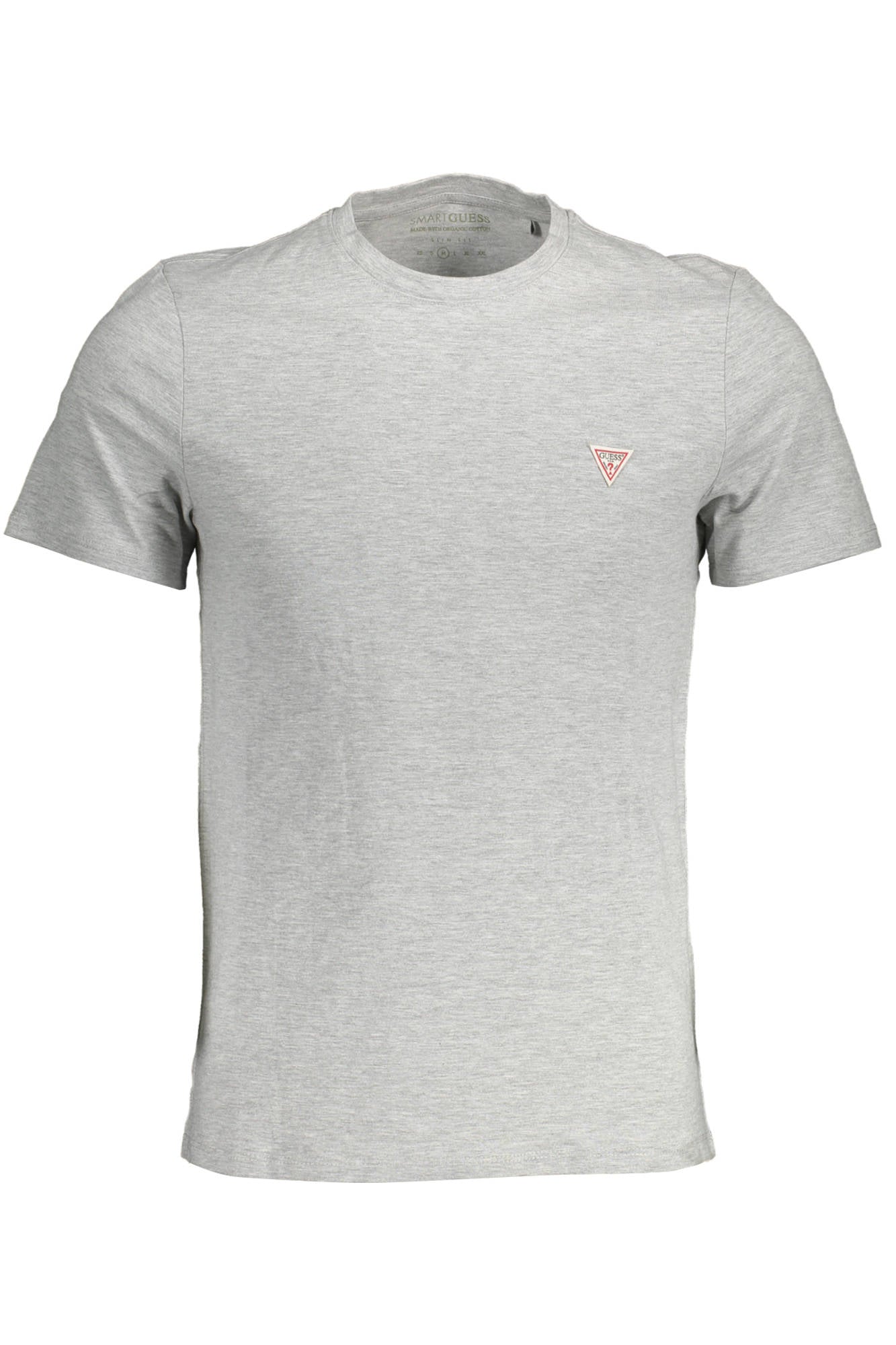 GUESS JEANS T-SHIRT MANICHE CORTE UOMO GRIGIO