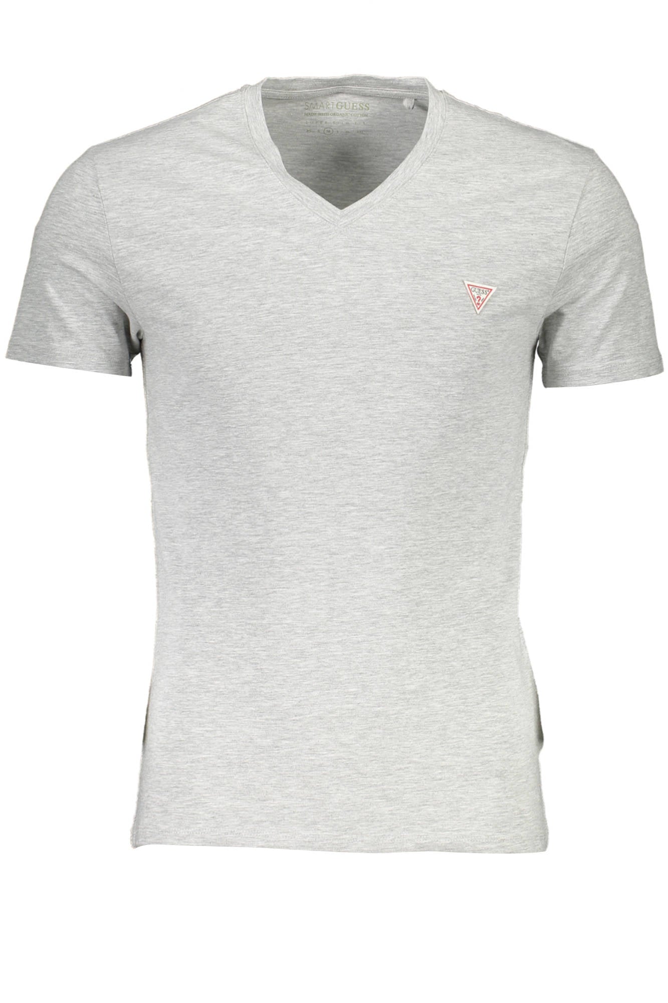GUESS JEANS T-SHIRT MANICHE CORTE UOMO GRIGIO