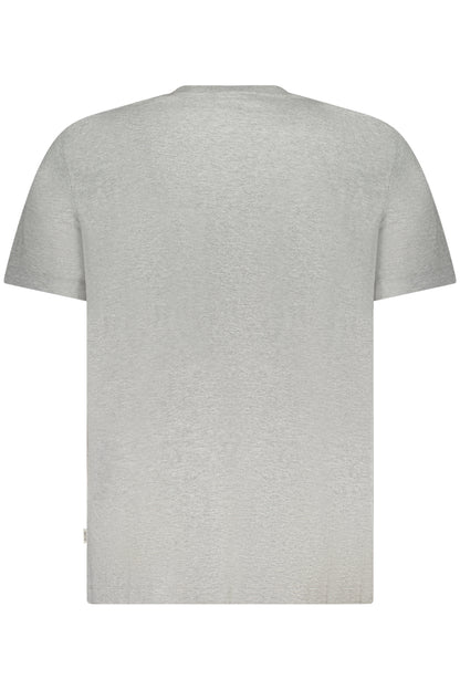 GUESS JEANS T-SHIRT MANICHE CORTE UOMO GRIGIO