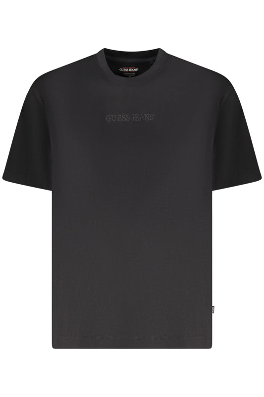 GUESS JEANS T-SHIRT MANICHE CORTE UOMO NERO