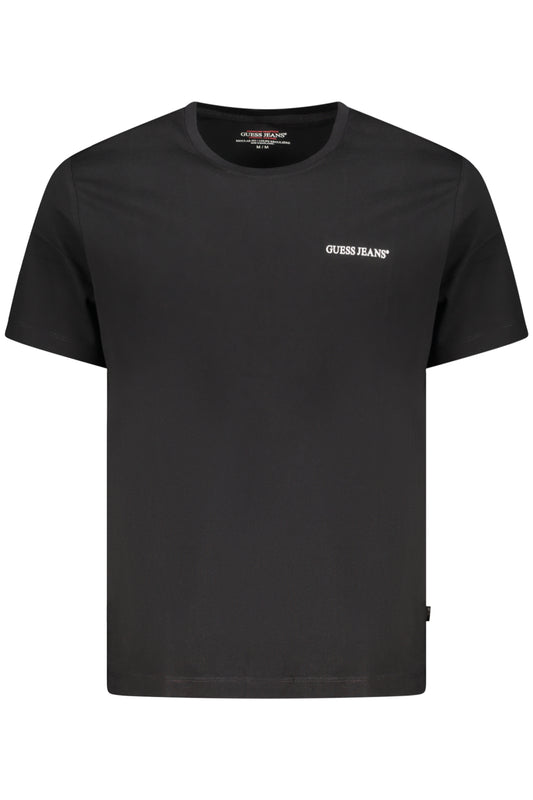 GUESS JEANS T-SHIRT MANICHE CORTE UOMO NERO