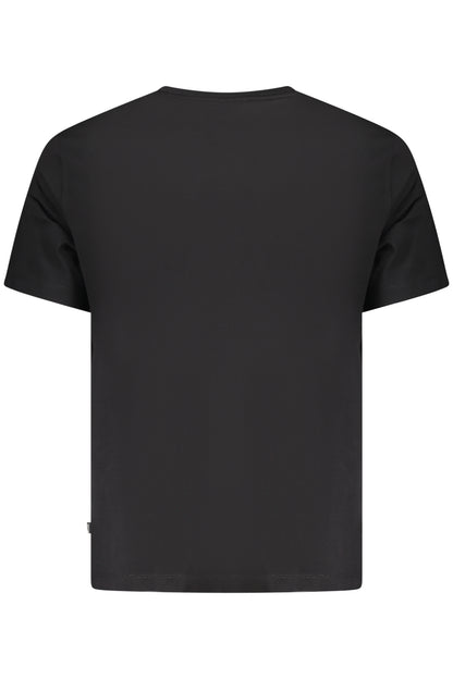 GUESS JEANS T-SHIRT MANICHE CORTE UOMO NERO