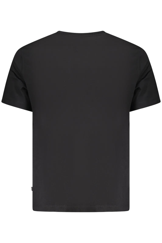 GUESS JEANS T-SHIRT MANICHE CORTE UOMO NERO