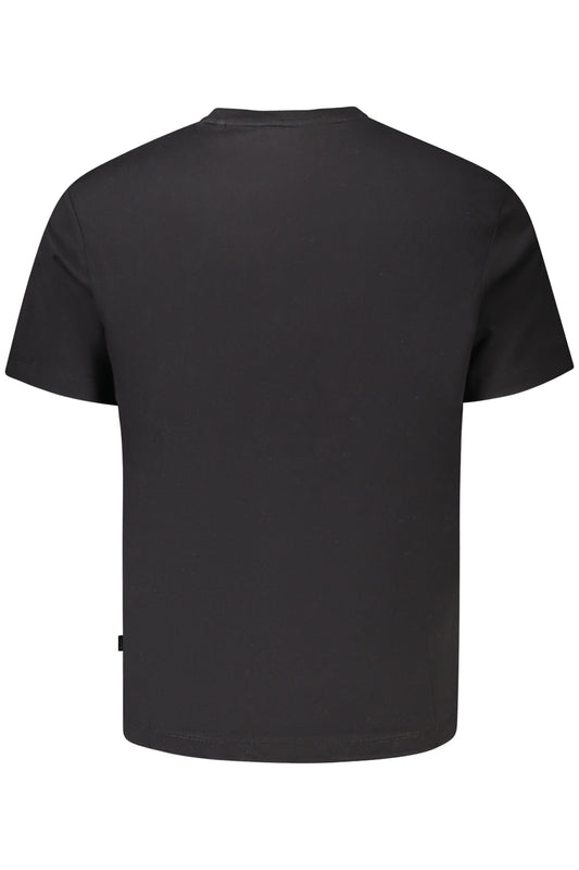 GUESS JEANS T-SHIRT MANICHE CORTE UOMO NERO