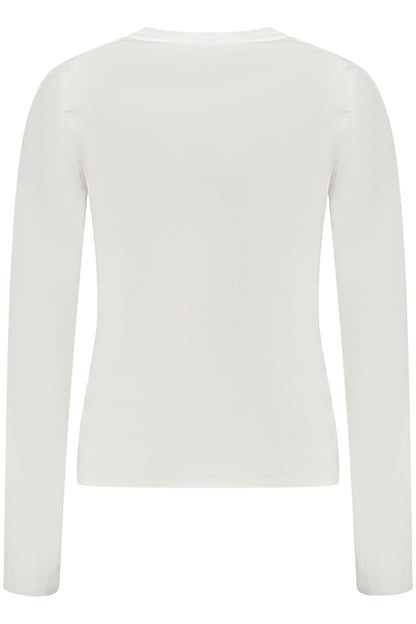 GUESS JEANS T-SHIRT MANICHE LUNGHE DONNA BIANCO