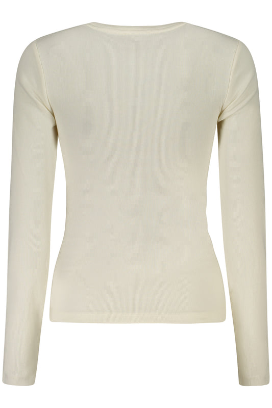 GUESS JEANS T-SHIRT MANICHE LUNGHE DONNA BIANCO