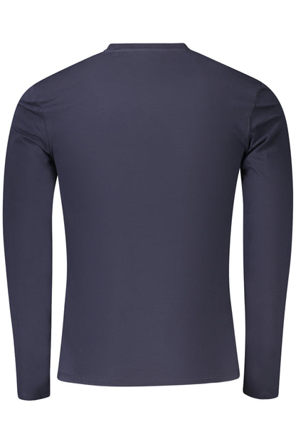 GUESS JEANS T-SHIRT MANICHE LUNGHE UOMO BLU