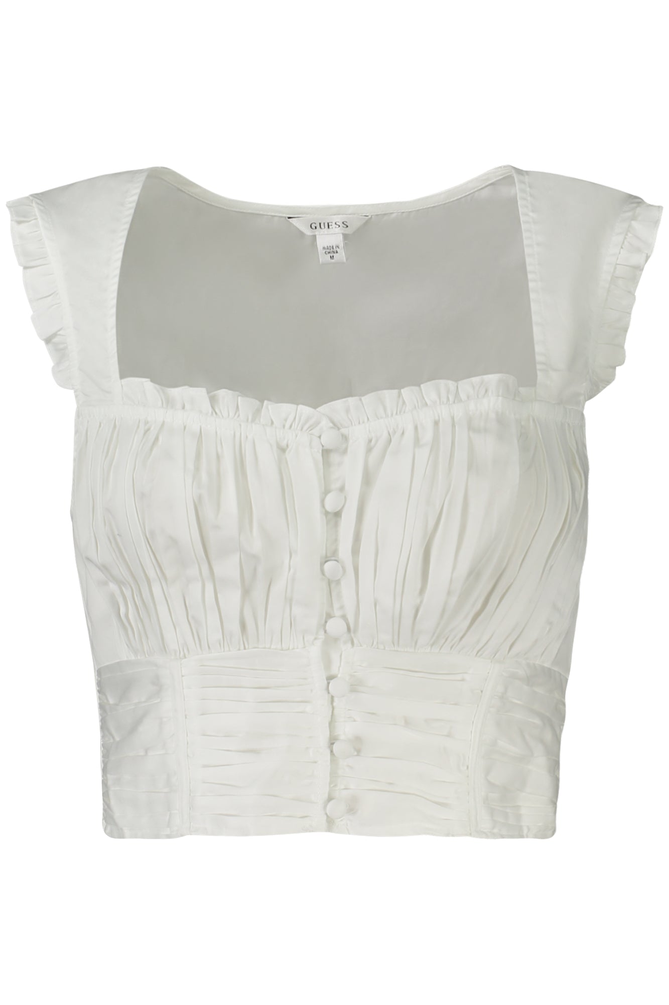 GUESS JEANS TOP DONNA BIANCO