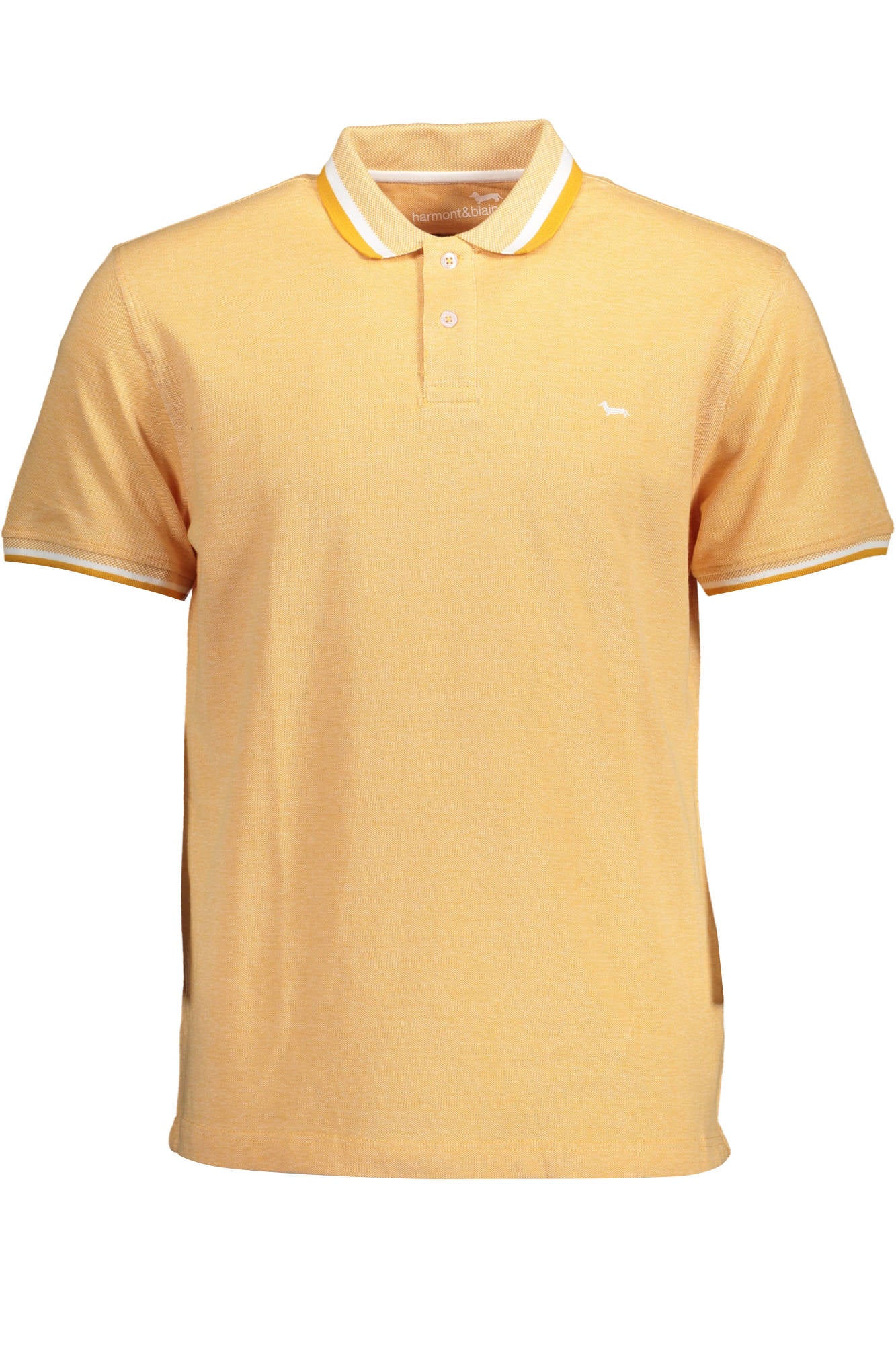 HARMONT & BLAINE POLO MANICHE CORTE UOMO ARANCIO