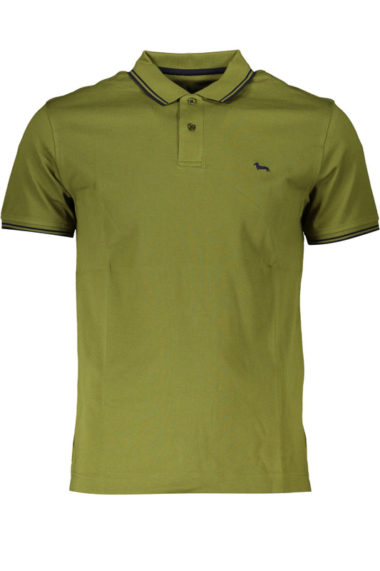 HARMONT & BLAINE POLO MANICHE CORTE UOMO VERDE