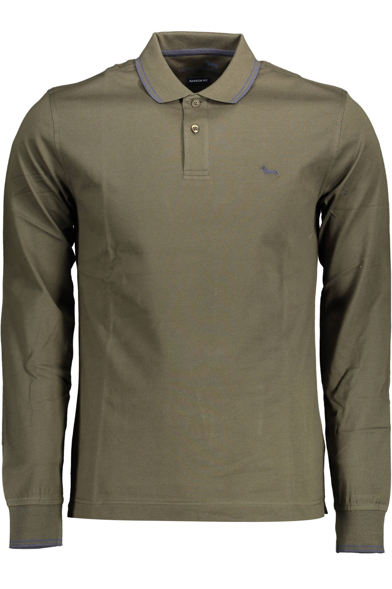 HARMONT & BLAINE POLO MANICHE LUNGHE UOMO VERDE