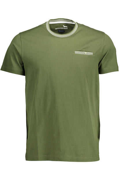 HARMONT & BLAINE T-SHIRT MANICHE CORTE UOMO VERDE