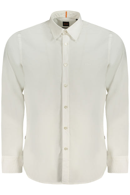 HUGO BOSS CAMICIA MANICHE LUNGHE UOMO BIANCO
