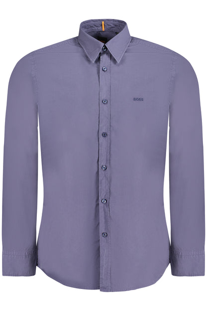 HUGO BOSS CAMICIA MANICHE LUNGHE UOMO BLU