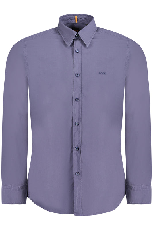 HUGO BOSS CAMICIA MANICHE LUNGHE UOMO BLU