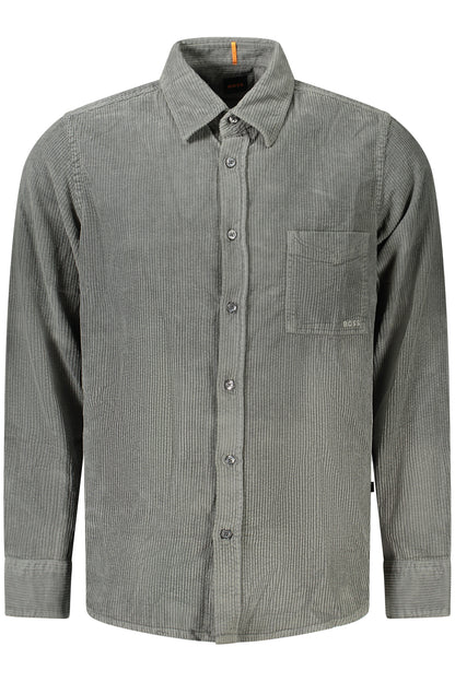 HUGO BOSS CAMICIA MANICHE LUNGHE UOMO VERDE