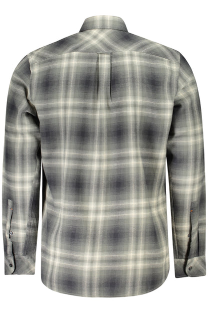 HUGO BOSS CAMICIA MANICHE LUNGHE UOMO VERDE