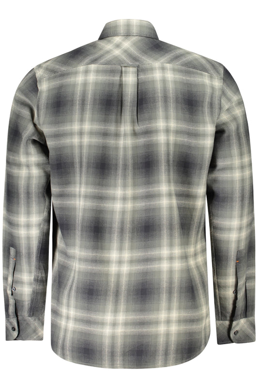 HUGO BOSS CAMICIA MANICHE LUNGHE UOMO VERDE