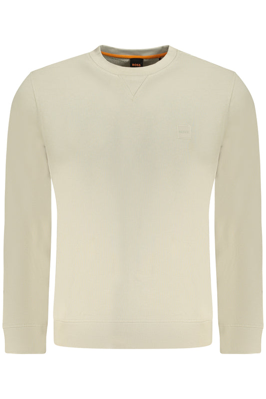 HUGO BOSS FELPA SENZA ZIP UOMO BEIGE