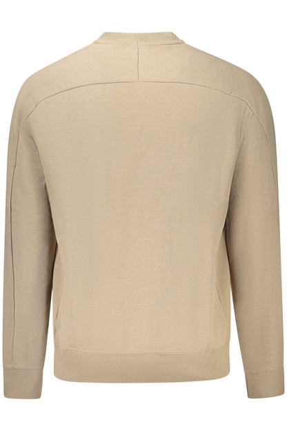 HUGO BOSS FELPA SENZA ZIP UOMO BEIGE
