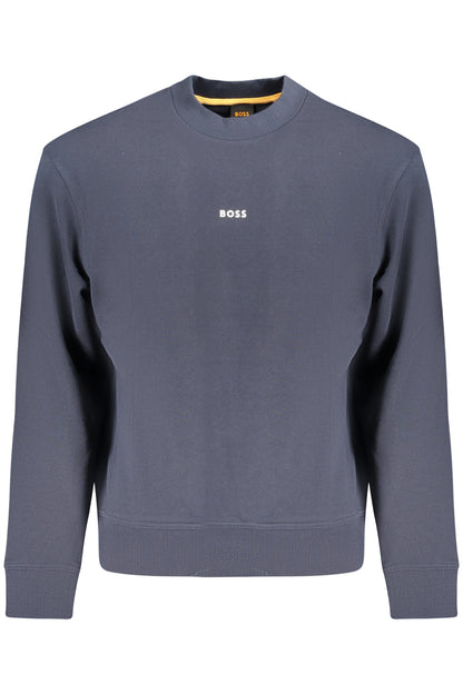 HUGO BOSS FELPA SENZA ZIP UOMO BLU
