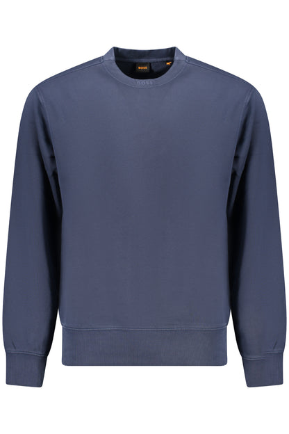 HUGO BOSS FELPA SENZA ZIP UOMO BLU