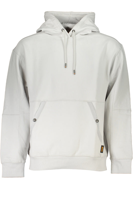 HUGO BOSS FELPA SENZA ZIP UOMO GRIGIO