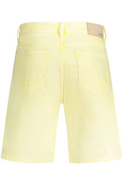 HUGO BOSS JEANS SHORT UOMO GIALLO