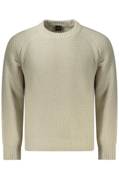 HUGO BOSS MAGLIONE UOMO BEIGE