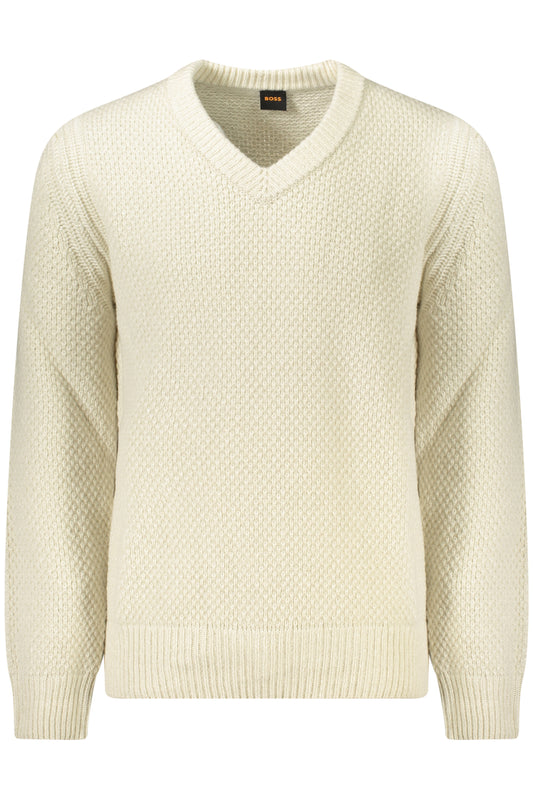 HUGO BOSS MAGLIONE UOMO BEIGE