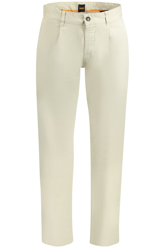 HUGO BOSS PANTALONE UOMO BEIGE