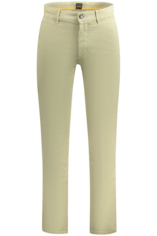 HUGO BOSS PANTALONE UOMO VERDE