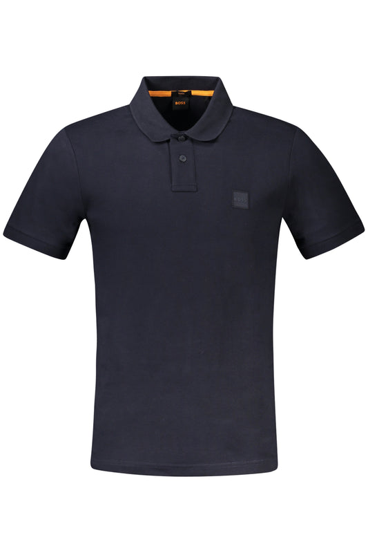 HUGO BOSS POLO MANICHE CORTE UOMO BLU