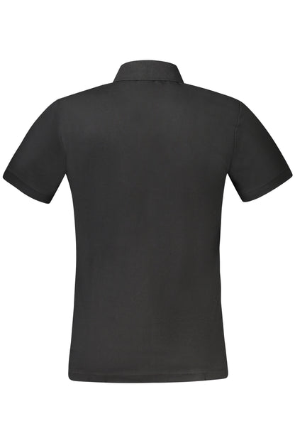 HUGO BOSS POLO MANICHE CORTE UOMO NERO
