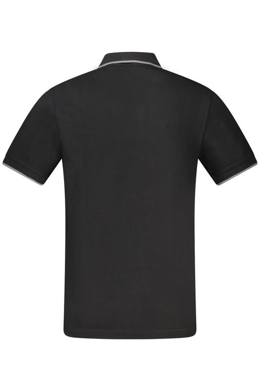 HUGO BOSS POLO MANICHE CORTE UOMO NERO