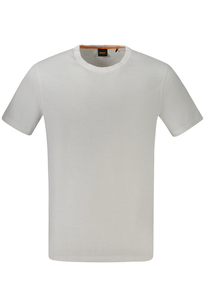 HUGO BOSS T-SHIRT MANICHE CORTE UOMO BIANCO