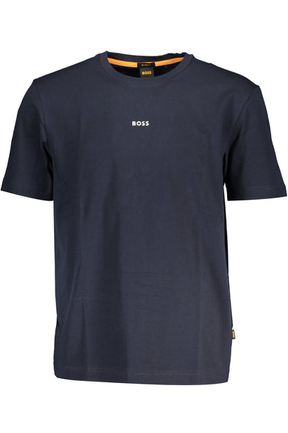 HUGO BOSS T-SHIRT MANICHE CORTE UOMO BLU