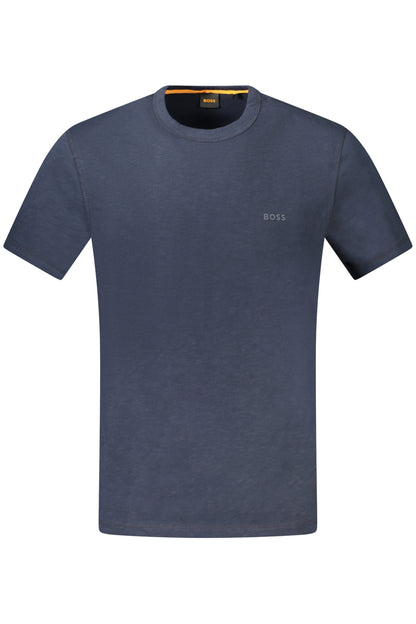 HUGO BOSS T-SHIRT MANICHE CORTE UOMO BLU